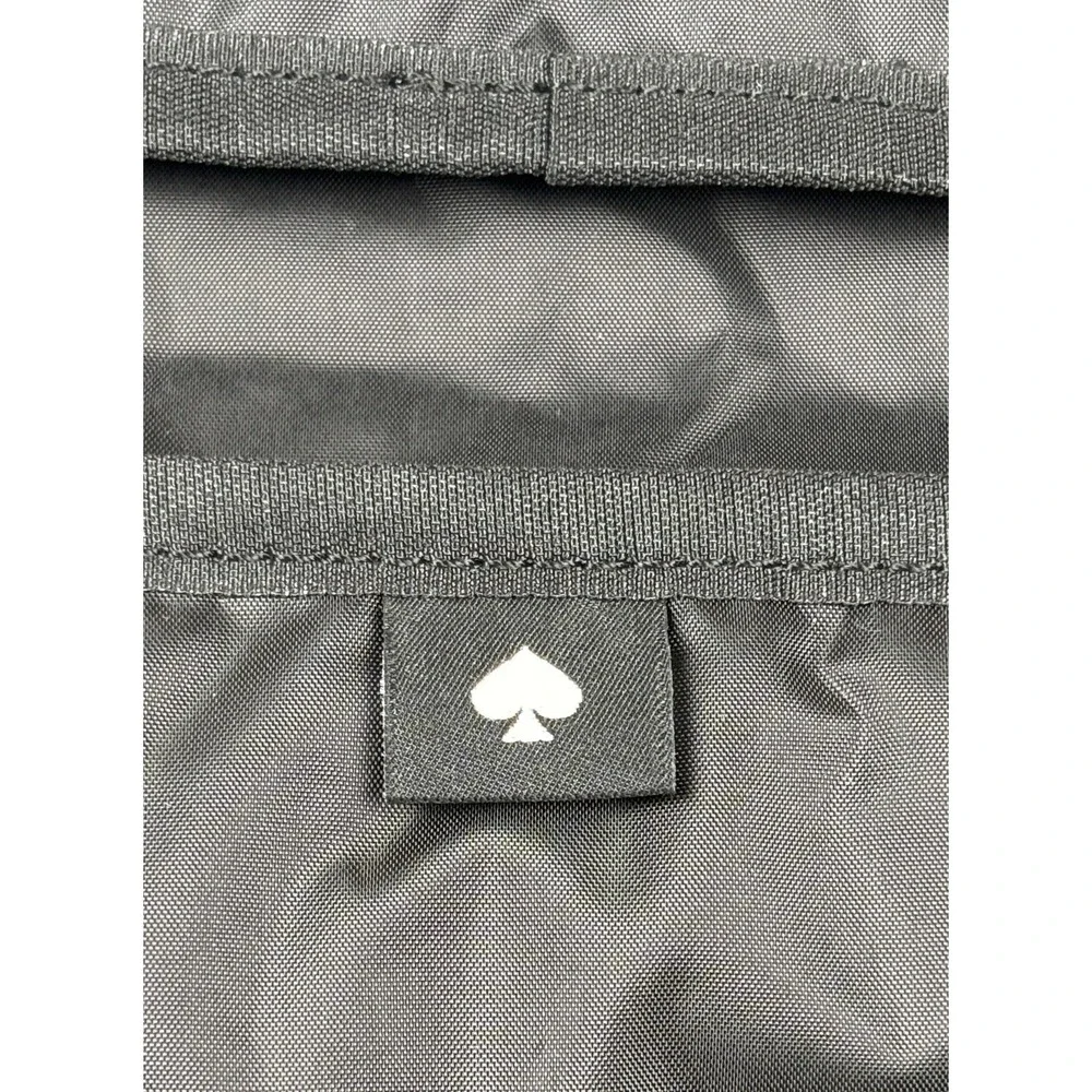 Kate Spade New York Black Nylon Foldable Baby Changing Pad Mat‎